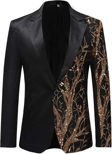 Veste De Smoking Costume Homme Brillant De Mariage Avec Un Bouton