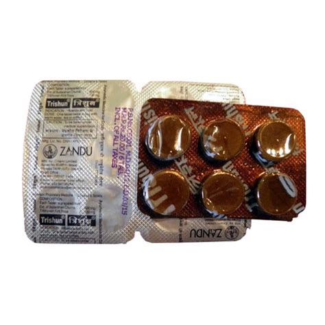 Zandu Trishun Tablets for increased immunity, cold and cough