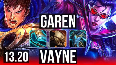 Garen Vs Vayne Top 1 7m Mastery 6 1 4 900 Games Dominating