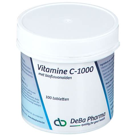 Vitamine C 1000 mg avec Bioflavonoïdes 100 pc s Redcare Pharmacie