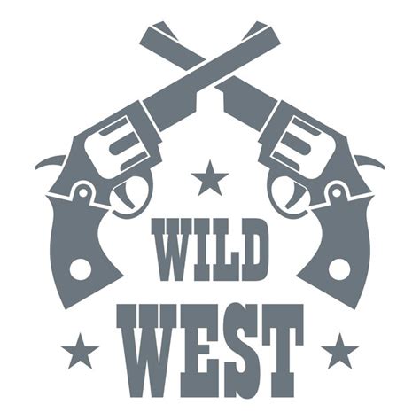 Premium Vector Wild West Revolver Logo Simple Illustration Of Wild West Revolver Vector Logo