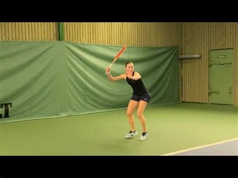 Fanny Bergstr M College Tennis Recruitment Fall Youtube