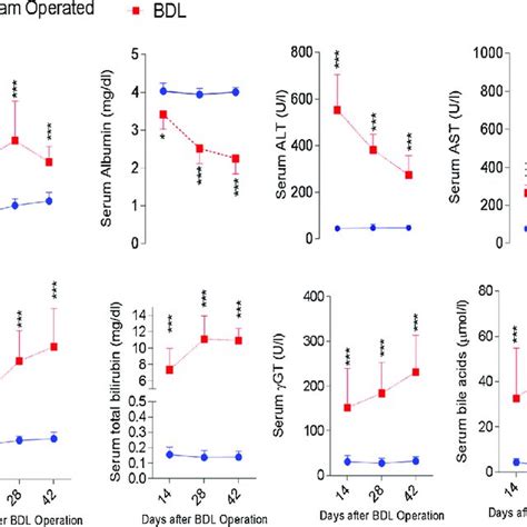 Biomarkers Of Liver And Bile Duct Injury In The Serum Of Bile Duct