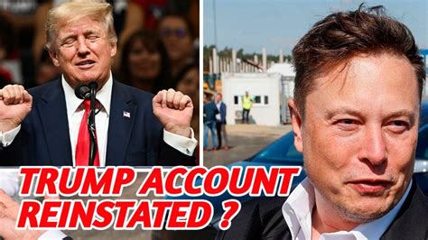 Elon Musk Finally Reinstates Former President Donald Trumps Twitter