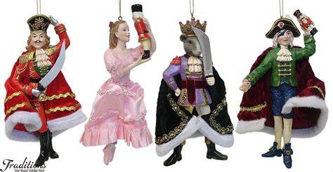 Nutcracker Ornaments The Prince Clara Marie The Mouse King And