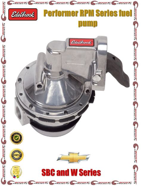 Edelbrock Performer Rpm Psi Mechanical Fuel Pump For Chevrolet Sbc