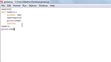 Python Programming Tutorial Updating Global Variables Youtube