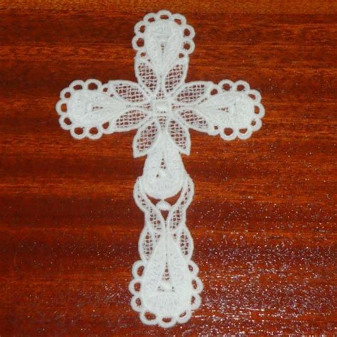 Freestanding Lace Cross X Products Swak Embroidery