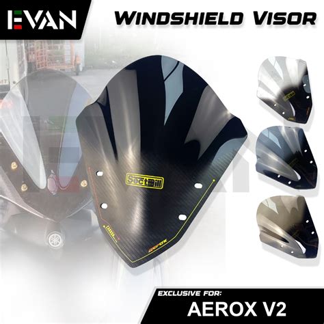 Sectbill Windshield Visor For Yamaha Aerox V Shopee Philippines