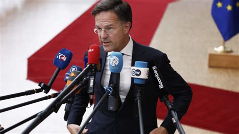 Jetzt ist es amtlich Der scheidende niederländische Premier Mark Rutte