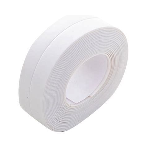 White Caulk Tape Self Adhesive Waterproof Toilet Caulk Strip Toilet Sealer Around Toilet Base