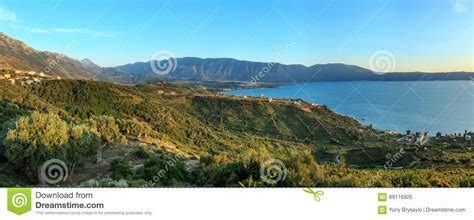 Adriatic Sea Sunset View Albania Stock Photo Image Of Radhima