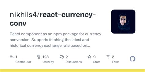 GitHub Nikhils4 React Currency Conv React Component As An Npm