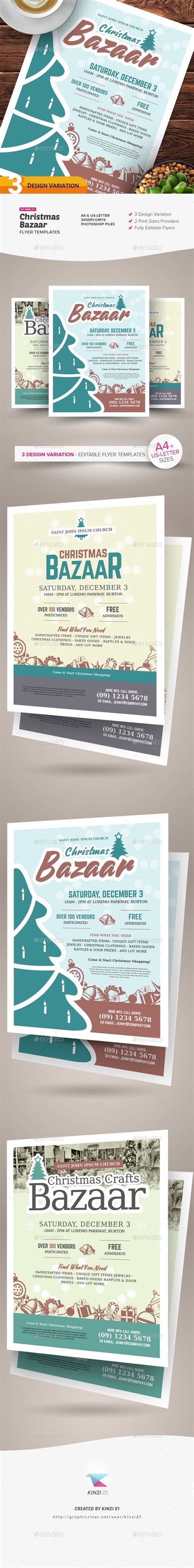 Christmas Bazaar Flyer Templates | Flyer, Bazaar crafts, Flyer template