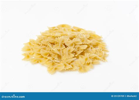 Dry Bow Tie Pasta Stock Image Image Of Macaroni Pasta 25129709