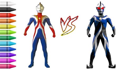 MEWARNAI ULTRAMAN COSMOS VS CHAOS ULTRAMAN YouTube