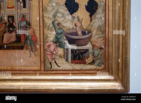 Details from paintings in the Uffizi, Florence Stock Photo - Alamy