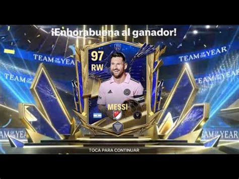 Como Conseguir A Messi Utoty Gratis En Fc Mobile Youtube