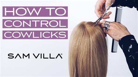 How To Hair Cut Women With Cowlick - Wavy Haircut