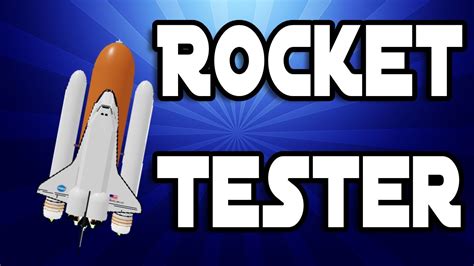 Roblox Rocket Tester YouTube