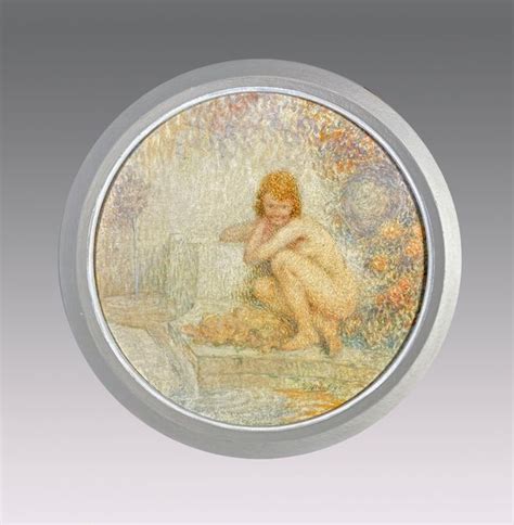 Lucien Boulier Crouching Nude MutualArt