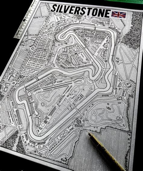 F1 Track Map (hand drawn) : r/MapPorn