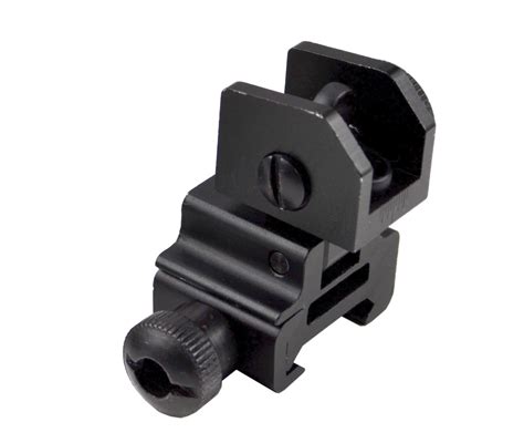 Sniper Tactical Flip Up High Profile Rear Sight With Dual Aiming