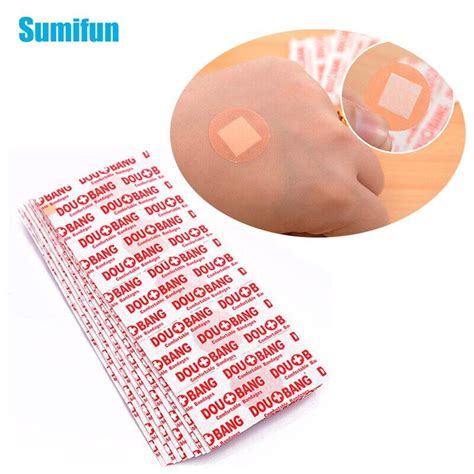 200pcslot First Aid Waterproof Healing Wounds Adhesive Bandage Round