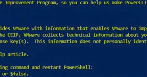 Vmware Powercli Import Module Message Vmware Customer Experience