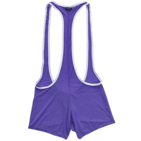 Men Mankini Wrestling Singlet Bodysuit One Piece Leotard Swimwear