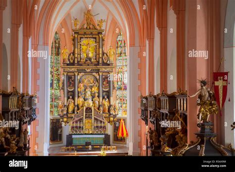 Interior Of The Imperial Abbey Of Mondsee Mondsee Mondsee Lake