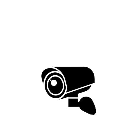 Premium Vector CCtv Camera Silhouette Security Camera Vector Design