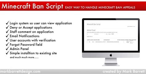 Minecraft Ban Script Php Ban Script Minecraft Mod