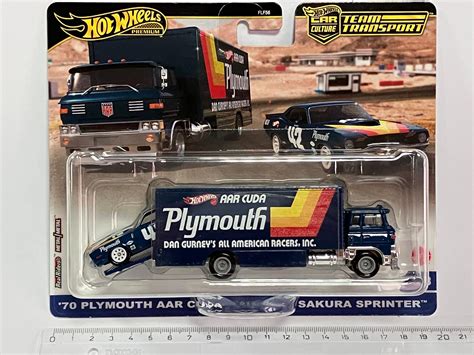 Plymouth Aar Cuda Sakura Sprinter Hot Wheels Team Transport Aukro