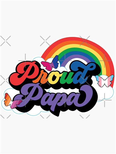 Proud Papa Celebrate Pride Month With Lgbtq Pride Trans Pride