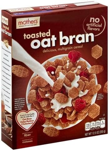 Mothers Toasted Oat Bran Cereal Oz Nutrition Information Innit