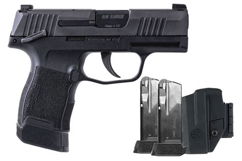 Sig Sauer P365 9mm Tacpac With Manual Safety Three 12 Round Magazines