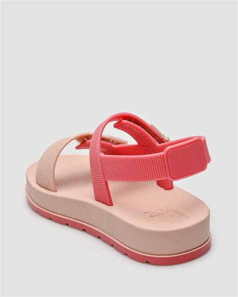 Riachuelo Sand Lia Infantil Rasteira De Tiras Sol Rosa Zaxy