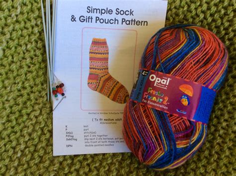 Sock Knitting Kit. Basic Pattern. Fun Project. Free Delivery While ...