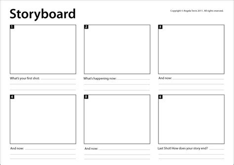 Storyboard Template. Really useful for mapping... | Animating People