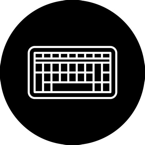 Keyboard Vector Icon Style 22552643 Vector Art At Vecteezy