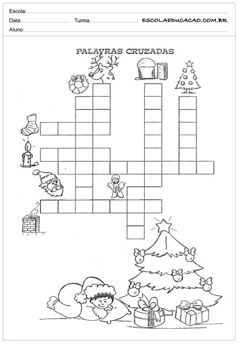 Caça Palavras De Natal Para Imprimir