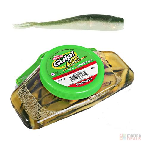 Buy Berkley Gulp Alive Minnows Mini Soft Bait Tub Emerald Shiner 7cm