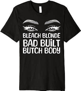 Amazon Bleach Blonde Bad Built Butch Body Eyelashes Premium T