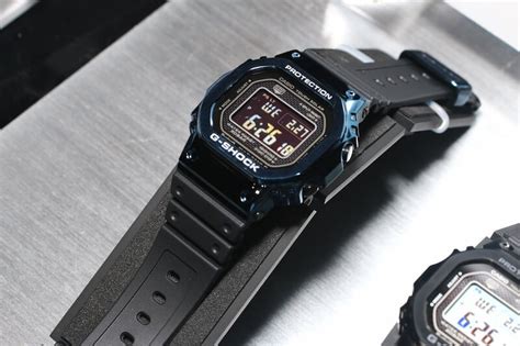GMW-B5000G-1 & GMW-B5000G-2: Black, Blue IP & Resin Band - G-Central G ...