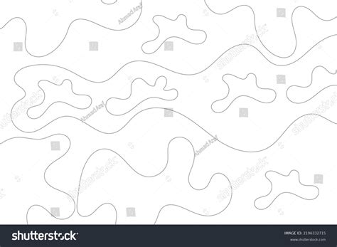 Topography Black White Seamless Design Background Stock Illustration ...