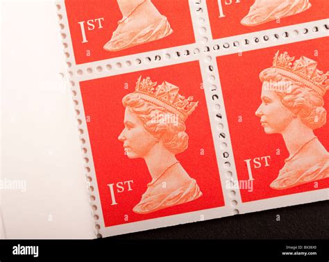 United Kingdom Postage Stamps 1st Stock Photo - Alamy