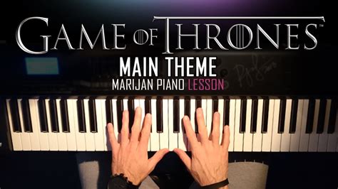 How To Play Game Of Thrones Main Theme Piano Tutorial Lesson