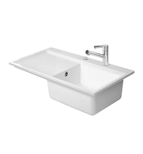 Duravit Kiora 50 Flush Mount Kitchen Sink 7517900027