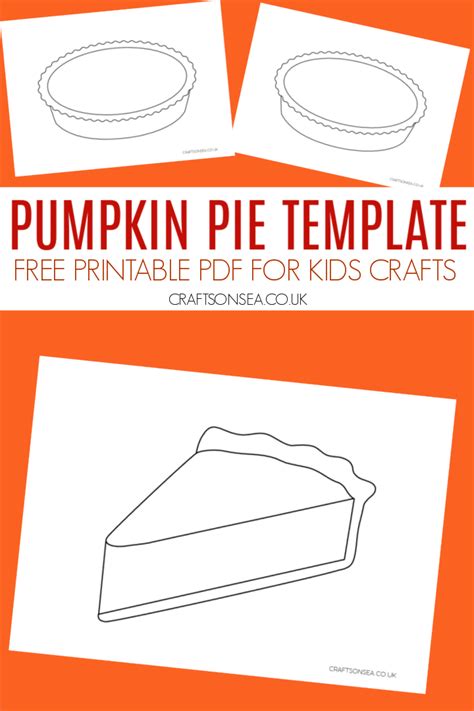 Templates Printable Free, Free Printables, Pie Craft, Pumpkin Template ...